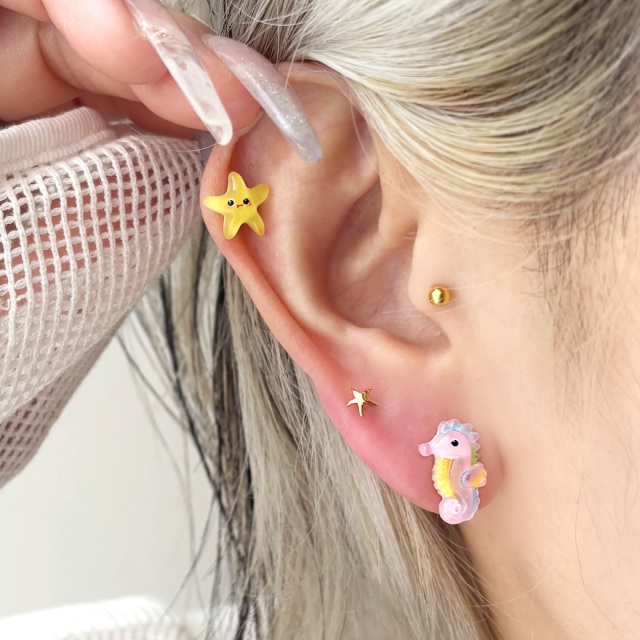 16G ］夏らしいカラフルなデザイン♪海の生き物 タツノオトシゴ