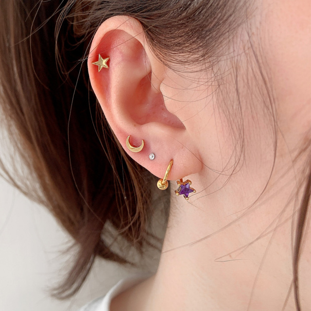 16G14G ］簡単可愛い、私だけのオリジナル♪軟骨ピアスやヘソピアスに