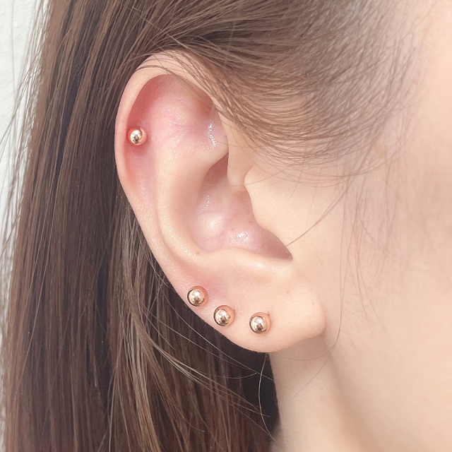 14G 16G ］定番で使いやすい♪ シンプル ラブレット 軟骨ピアス