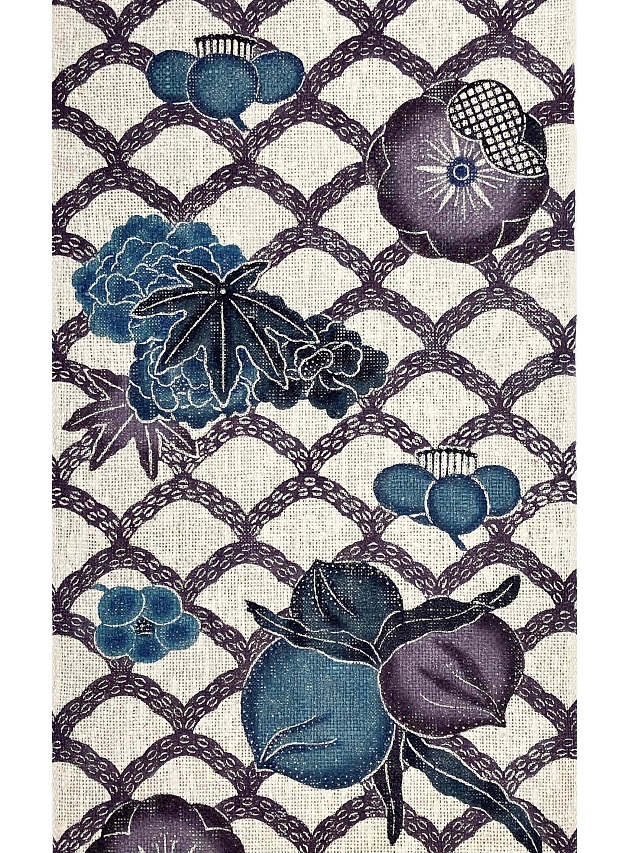 城間栄順　紅型