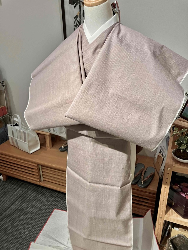 本場結城紬無地