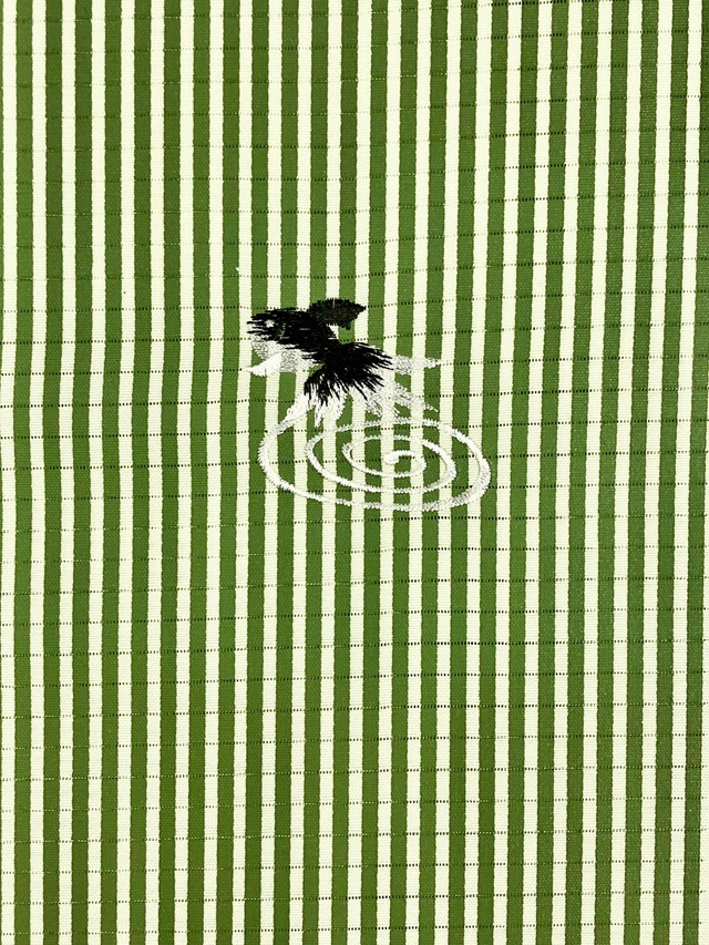 夏半衿 金魚刺繍