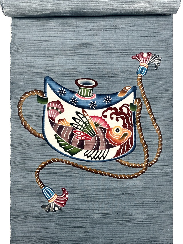 城間栄順　紅型