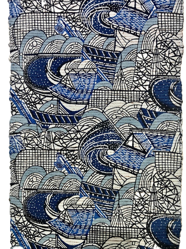 玉那覇有公 紅型染