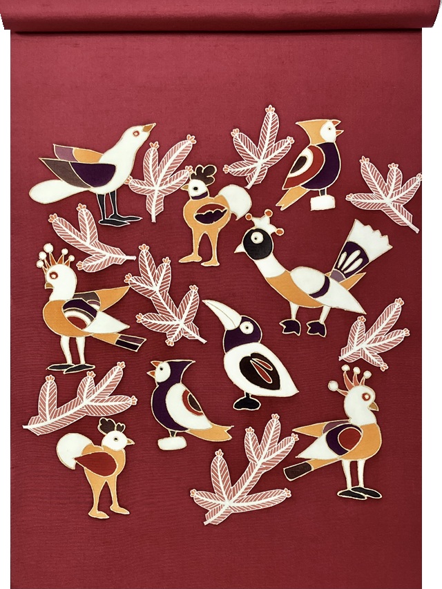 西原 染九寸名古屋帯