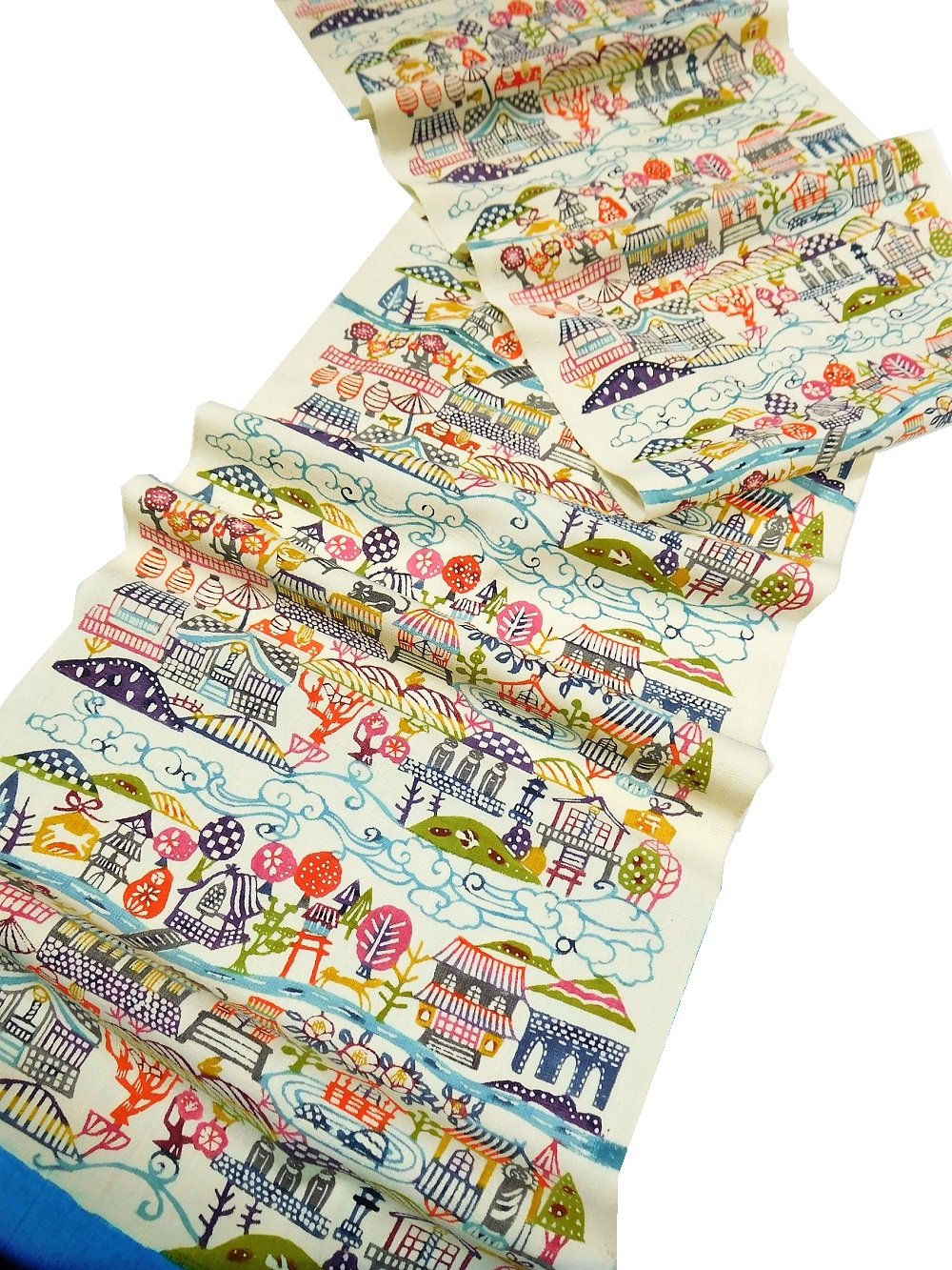 関美穂子 型絵染 帯