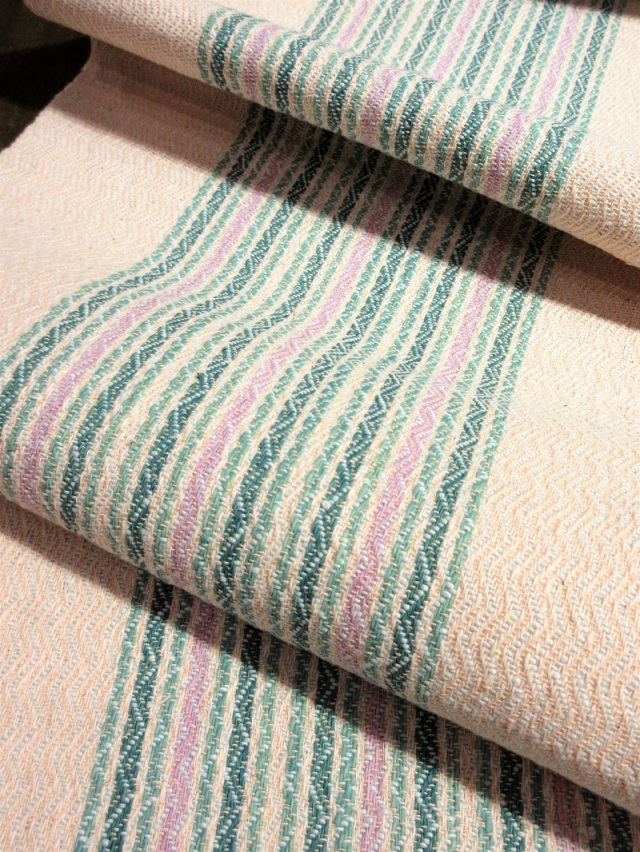 特選工芸染織 希少な木綿手織物 土佐手縞 染織作家 福永世紀子さんの