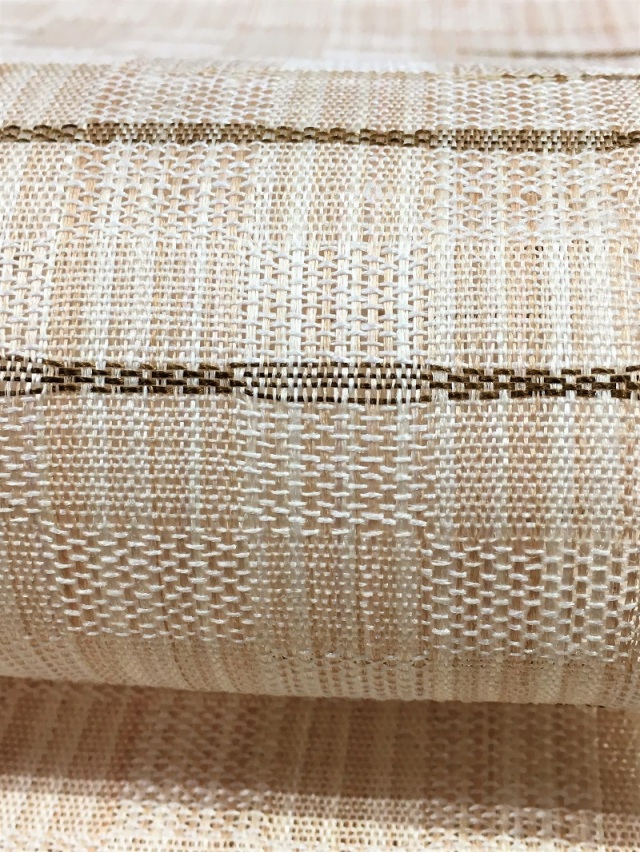 上原美智子の世界 極上の絹布 国産春繭の底光りと淡く渋い草木染 九寸