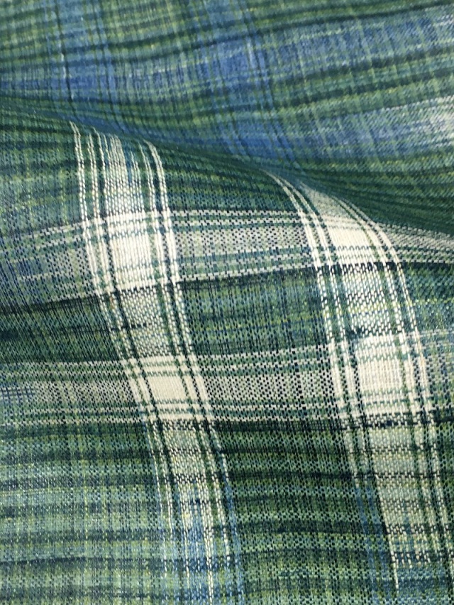 新里玲子 宮古上布｜手績みの苧麻 草木染｜スポットガーデン