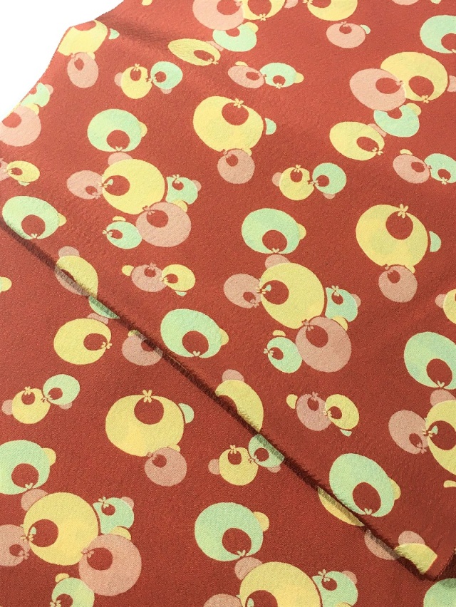 丹後縮緬 帯揚げ 遊び心溢れる風呂敷文様 着物セレクト専門店スポットガーデン