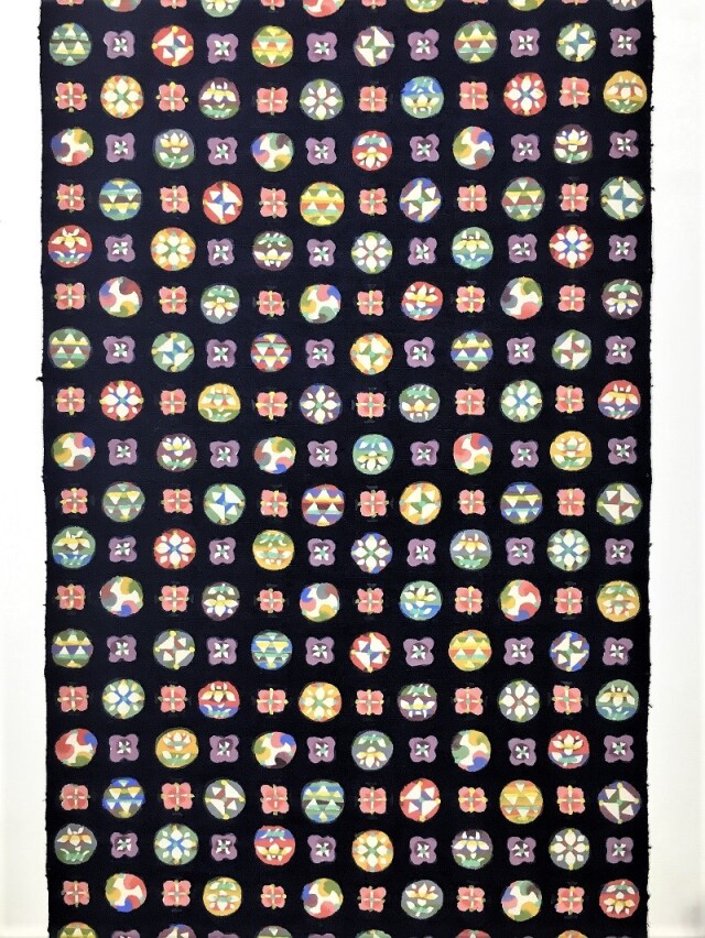 小島貞二 型絵染作家 国画会会員 個性と風格を感じさせる存在感｜着物