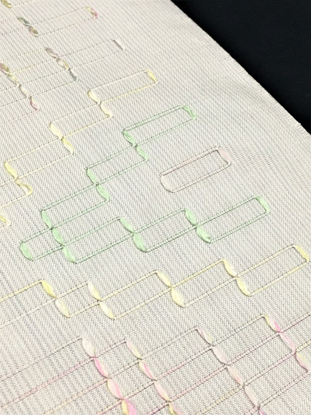 工房あき福 手花織 スポットガーデン | 工藝染織作家が生み出す