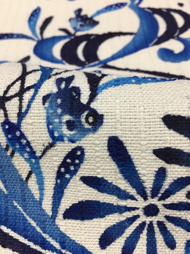 琉球紅型 額絵 城間栄順 魚籠に魚 沖縄 びんがた 型染め 琉球紅型 額絵 城間栄順 魚籠に魚 沖縄 びんがた 型染め - メルカリ