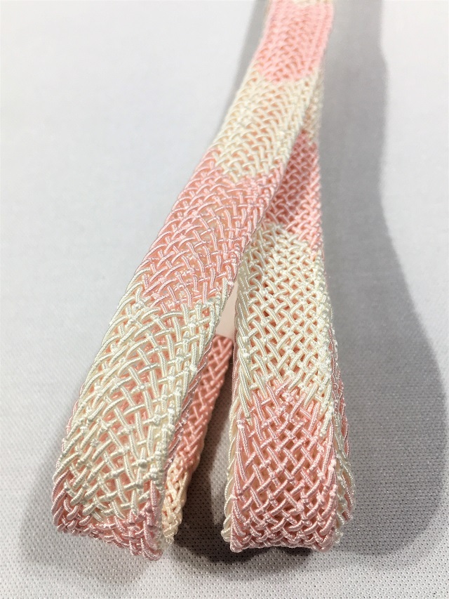 五嶋紐 夏のお洒落帯締め｜お買い得価格でご提供 ピンク｜着物セレクト 