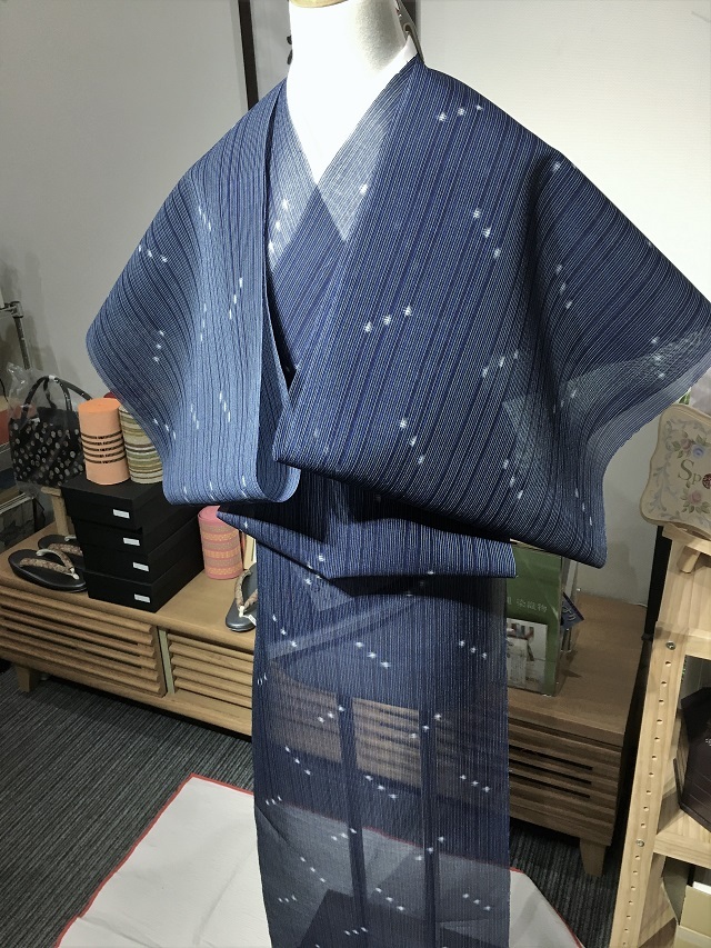 最大67％オフ！ 夏物 本場琉球かすり 着物 単衣 沖縄県 壁上布 紗紬