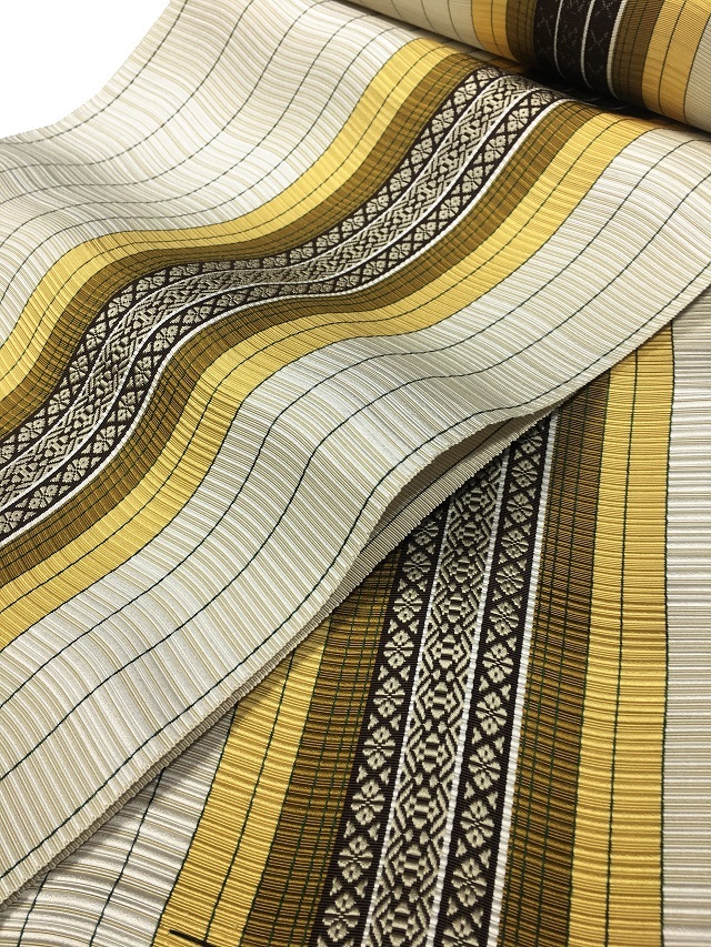 新品「即決価格」本場博多献上特選太縞工芸華文多色織八寸なごや帯澄川織物謹製 新品「即決価格」本場博多献上特選太縞工芸華文多色織八寸なごや