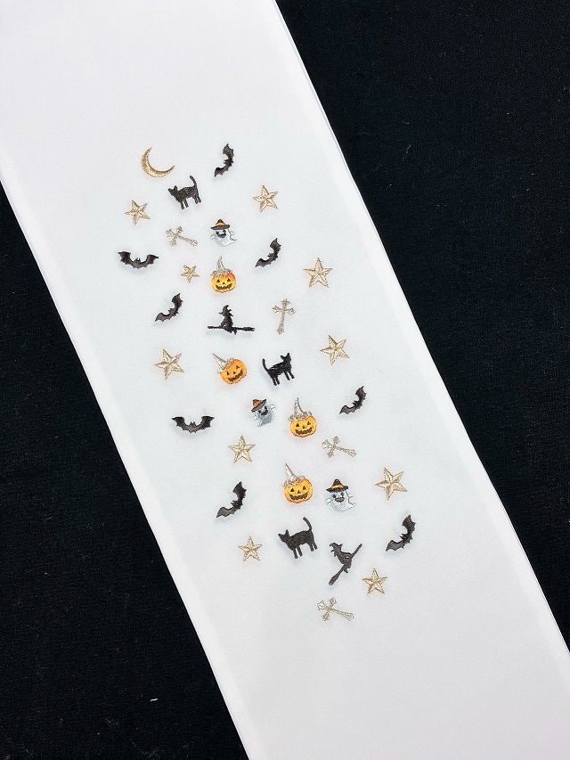 ハロウィン 衿元でお洒落を 刺繍半衿｜着物セレクト専門店スポットガーデン