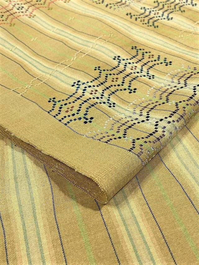 琉球南風原花織 よろけ織 九寸名古屋帯 大城一夫 ｜着物専門店スポット  