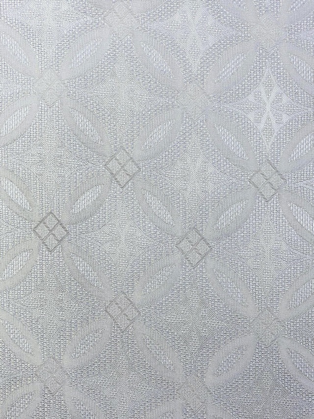 本日限定！【新品未使用】タッサーシルク（京友禅染）更紗紋様（トールサイズ） 鏡裏紋 十日町友禅染帯 九寸名古屋帯 タッサーシルク｜着物