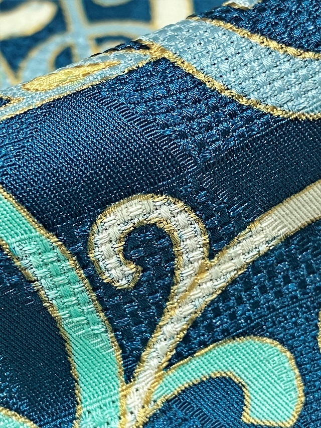 オールシーズン 夢染里 ピアノ 十日町友禅染帯 九寸名古屋帯