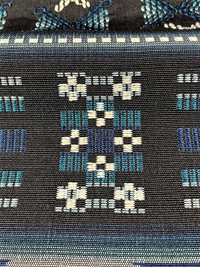 琉球南風原花織 九寸名古屋帯 伝統工芸士 野原俊雄 ｜着物セレクト専門  