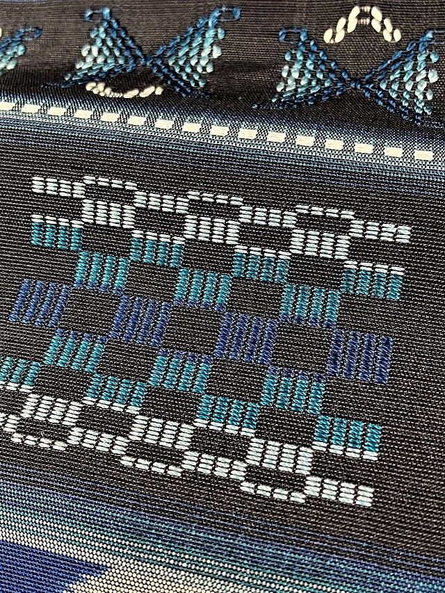 琉球南風原花織 九寸名古屋帯 伝統工芸士 野原俊雄 ｜着物セレクト専門  