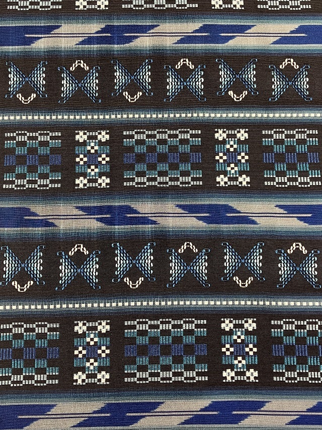 琉球南風原花織 九寸名古屋帯 伝統工芸士 野原俊雄 ｜着物セレクト専門  