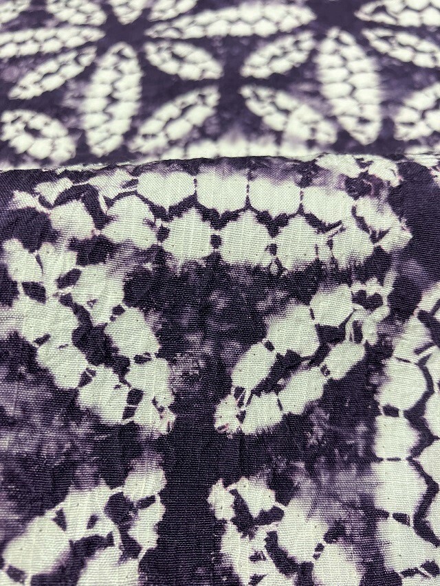 専用帯2912 2910 二点セット●高級 正絹 紬 草木染 型染 全通名古屋帯 名古屋帯 九寸 京都 しょうざん 生紬 正絹 手染め 絞り グレー × 百入