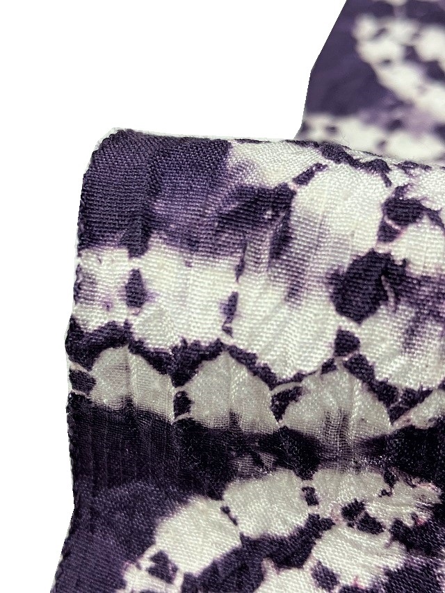 紫根 絞り 貴重な紬九寸名古屋帯 ｜着物セレクト専門店スポットガーデン