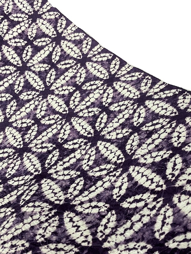 紫根 絞り 貴重な紬九寸名古屋帯 ｜着物セレクト専門店スポットガーデン