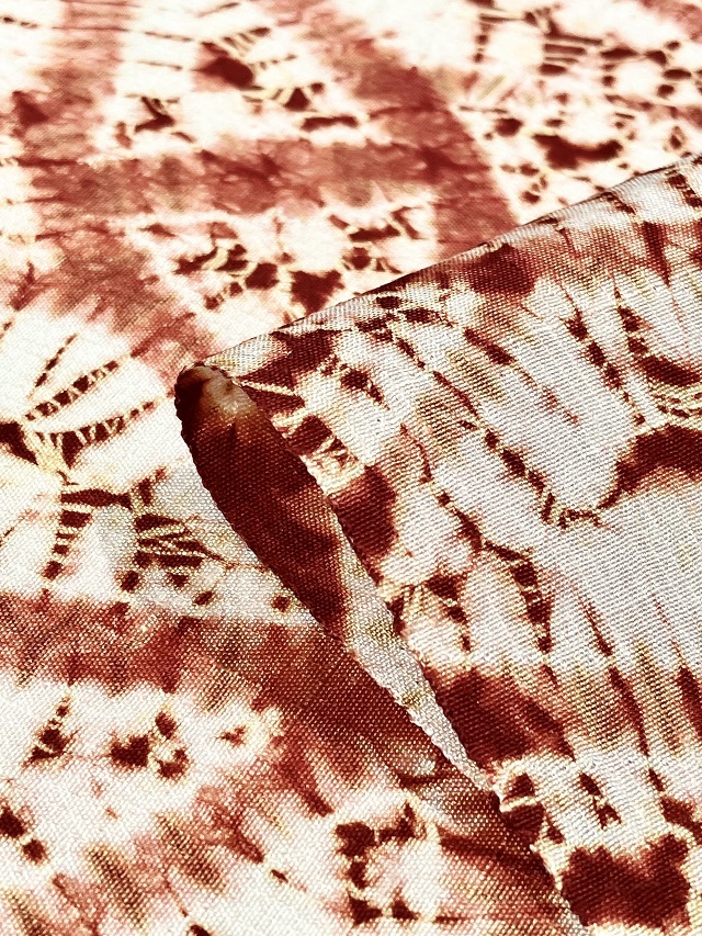 茜草絞り染 九寸名古屋帯｜ 黄昏の夕空のように | 着物セレクト専門店