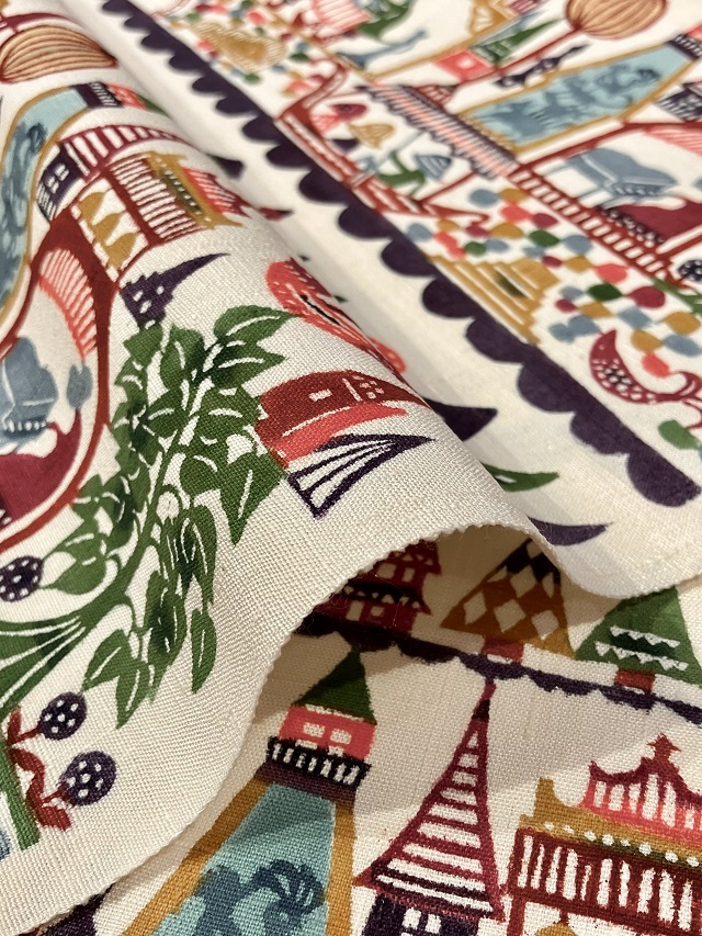 関美穂子 型絵染｜オリジナルカラー 水辺のもてなし｜着物セレクト専門