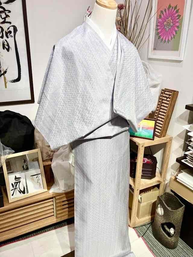 新品未仕立、南風原花織九寸帯(手織) Ｅ 未仕立 南風原花織九寸帯手織 伝統工芸品 着物 南風原 花織 絣入り