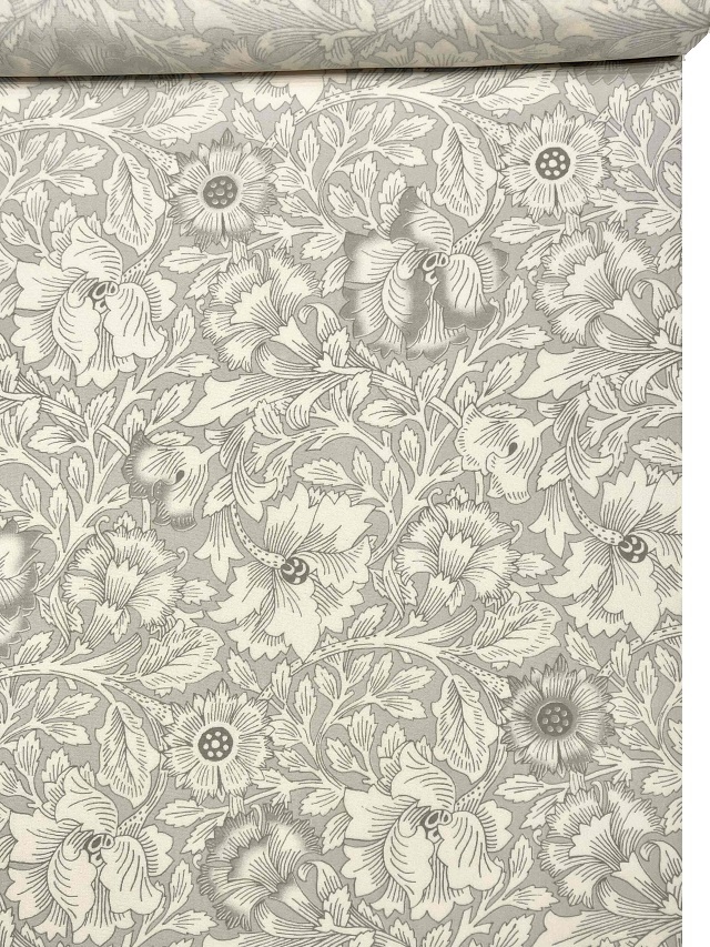 牛首紬 九寸名古屋帯 京染 更紗文様2 10周年感謝価格 ｜着物