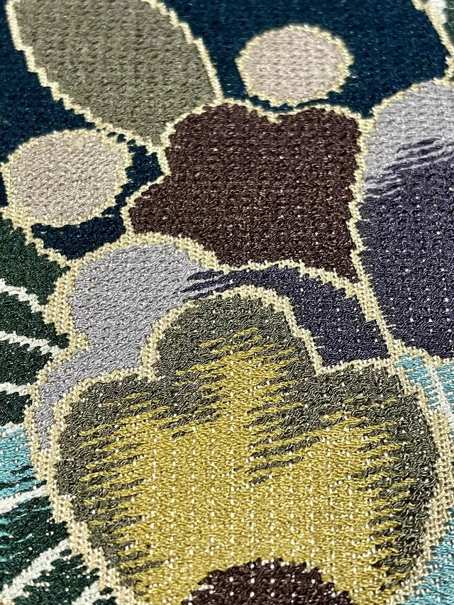 帯対象♪名門の西陣織 白綾苑大庭 鳳凰 袋帯 六通柄 刺繍 正絹 帯対象♪名門の西陣織 白綾苑大庭 鳳凰 袋帯 六通柄 刺繍 正絹
