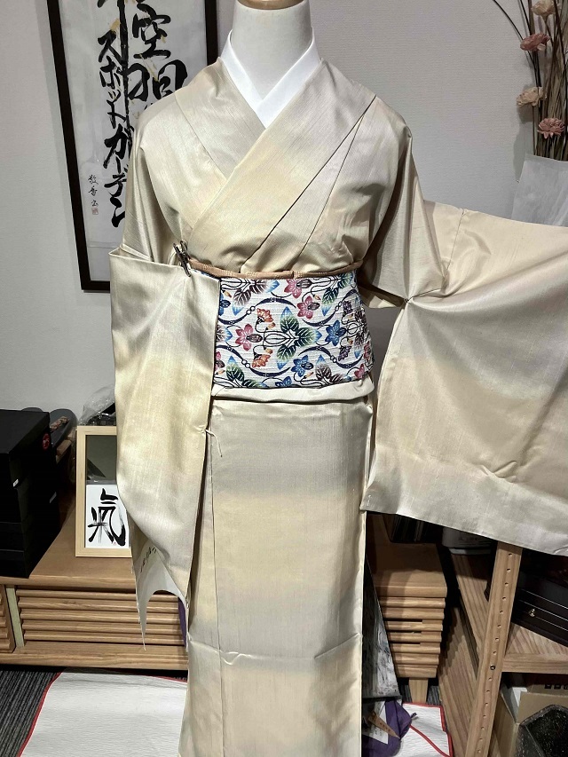 小千谷紬 引き染め段模様 特別販売｜着物セレクト専門店スポット