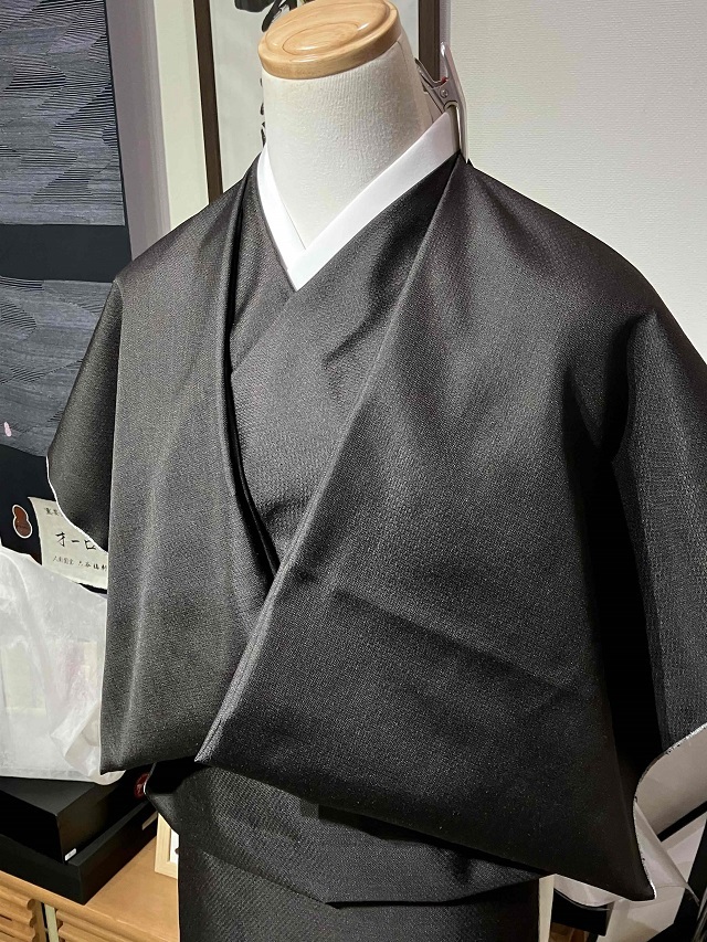 ♦︎きもの結♦︎本場黄八丈　まるまなこ　紬　正絹♦︎ｐ 平和屋着物○本場黄八丈 まるまなこ 紬 間道 正絹 逸品