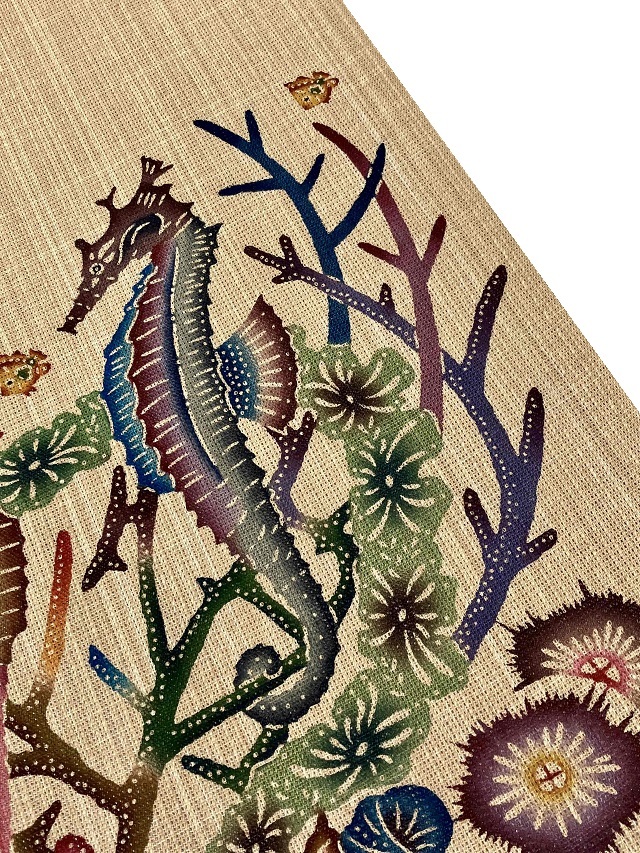 城間栄順　紅型