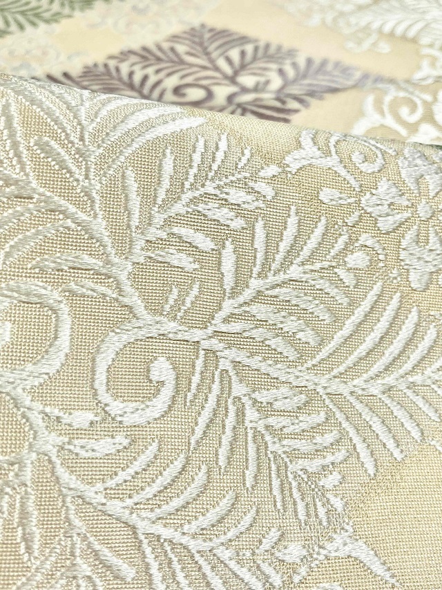 志都香 若松菱文様 西陣織 九寸名古屋帯 ｜着物専門店スポットガーデン 