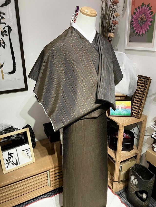 牛首紬 先染め|希少 特選品 特別価格| スポットガーデン