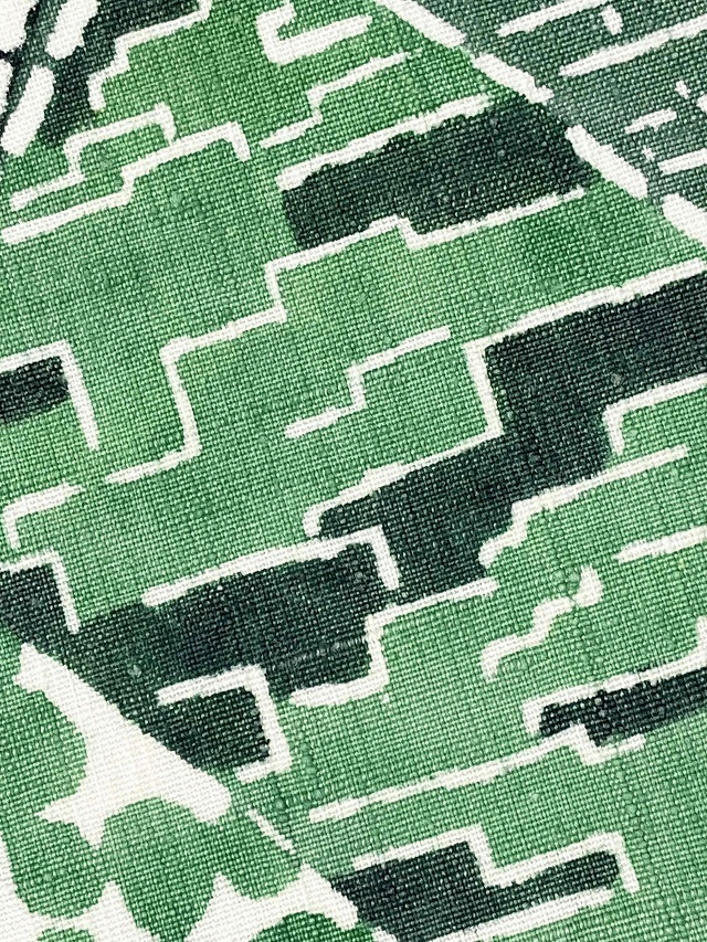 中島敬子 国展出展作品 屋並み 型絵染 九寸名古屋帯 唯一無二の存在感