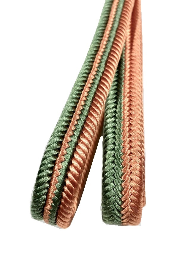 五嶋紐 帯締め よねざわ新田紅花下染｜2色切り替え/リバーシブル  