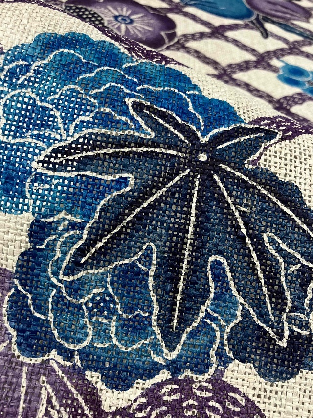 城間栄順　紅型