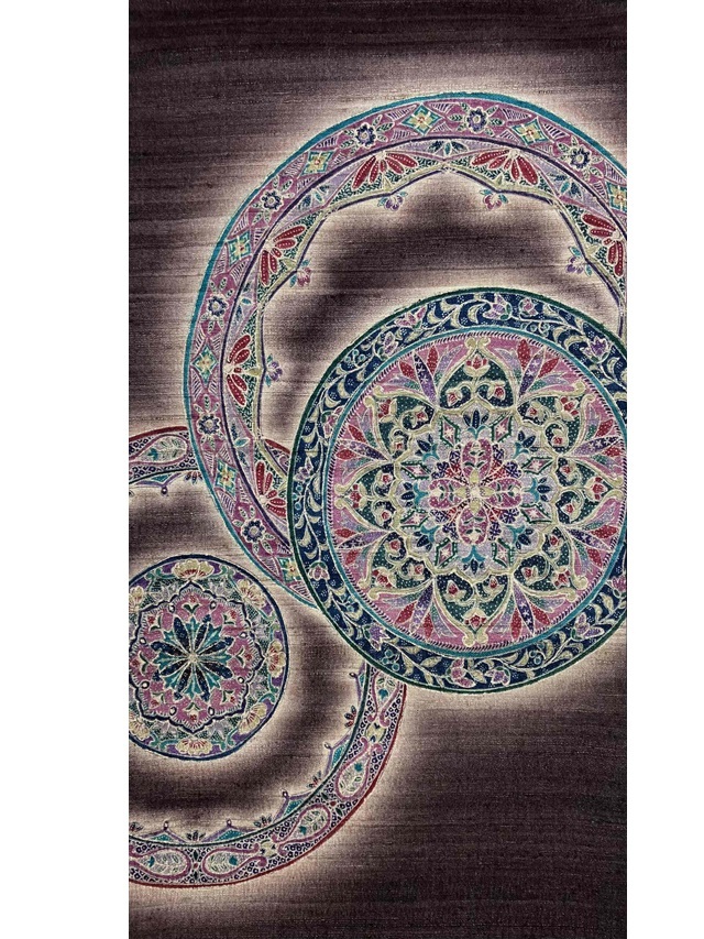 バティック袋帯