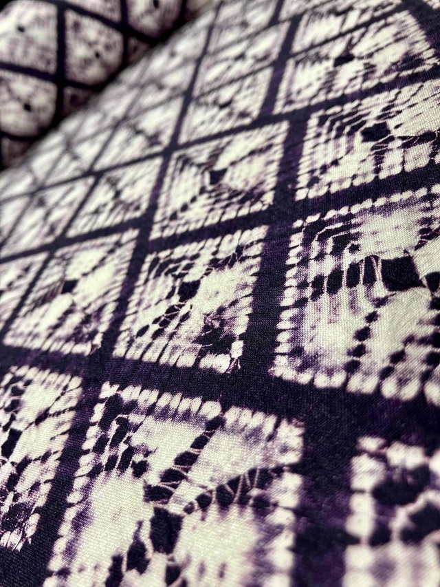 紫根染　着物