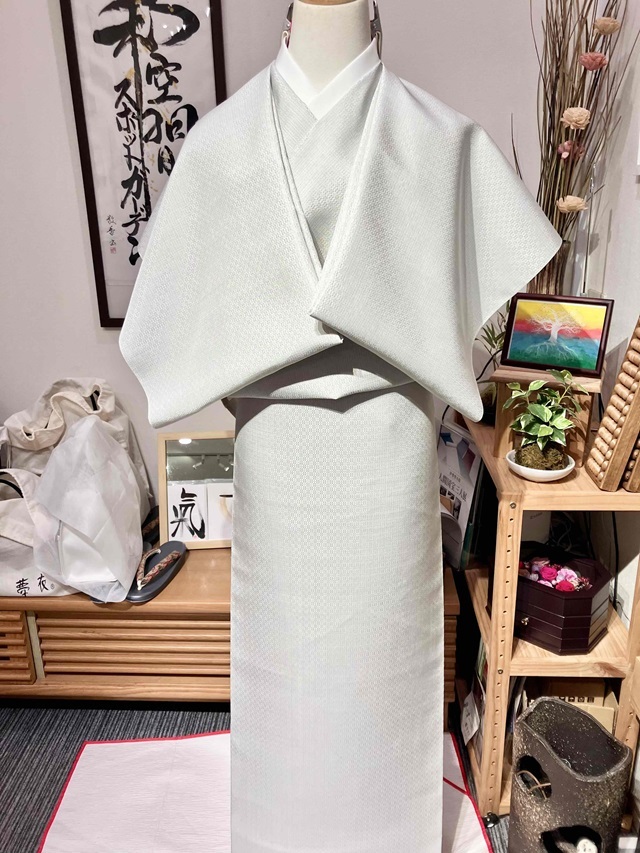 きものヱビス□ 白鷹の手綾織 銀座もとじ扱い 白たか織 佐藤新一 高機