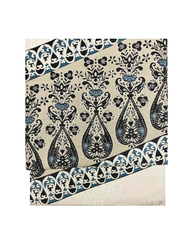 仙福屋 西陣織 となみ織物 更紗大全 破格値アウトレット ペイズリー