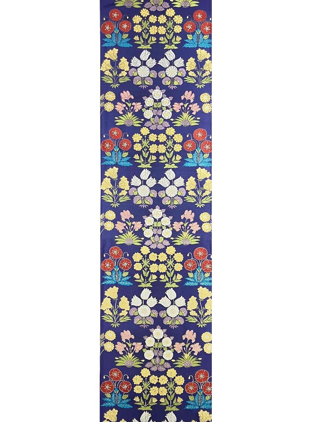 カンナ 新品 となみ織物謹製 蜘蛛の巣 紗 夏着物 西陣織 袋帯 4102 カンナ様専用 新品 となみ織物謹製 蜘蛛の巣 紗 夏着物 西陣織