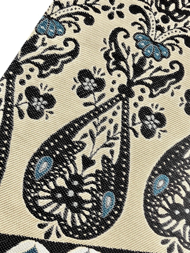 仙福屋 西陣織 となみ織物 更紗大全 破格値アウトレット ペイズリー