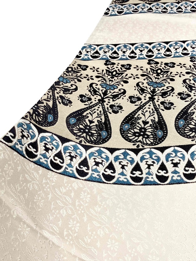 仙福屋 西陣織 となみ織物 更紗大全 破格値アウトレット ペイズリー